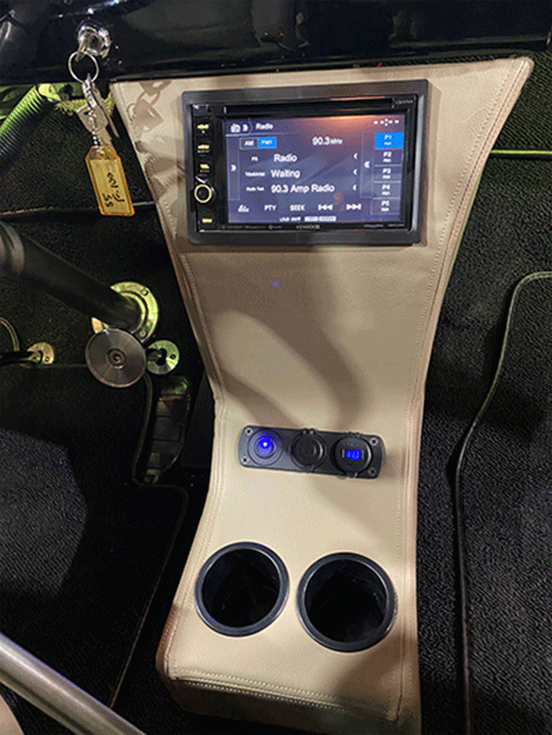 Original bench seat console